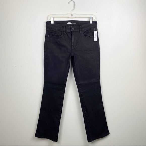 Old Navy Kicker Boot Cut Black Jeans NWT - Picture 6 of 7